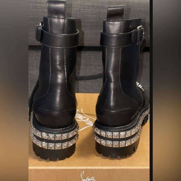 LOUBOUTIN SPIKED BOOTS - Picture 3 of 13